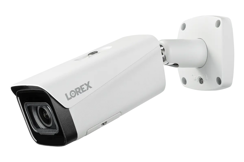 Lorex Nocturnal Series N4 4K IP Wired Bullet Security Camera with Motorized Varifocal Lens, Real-Time 30FPS Recording and IK10 Vandal Proof