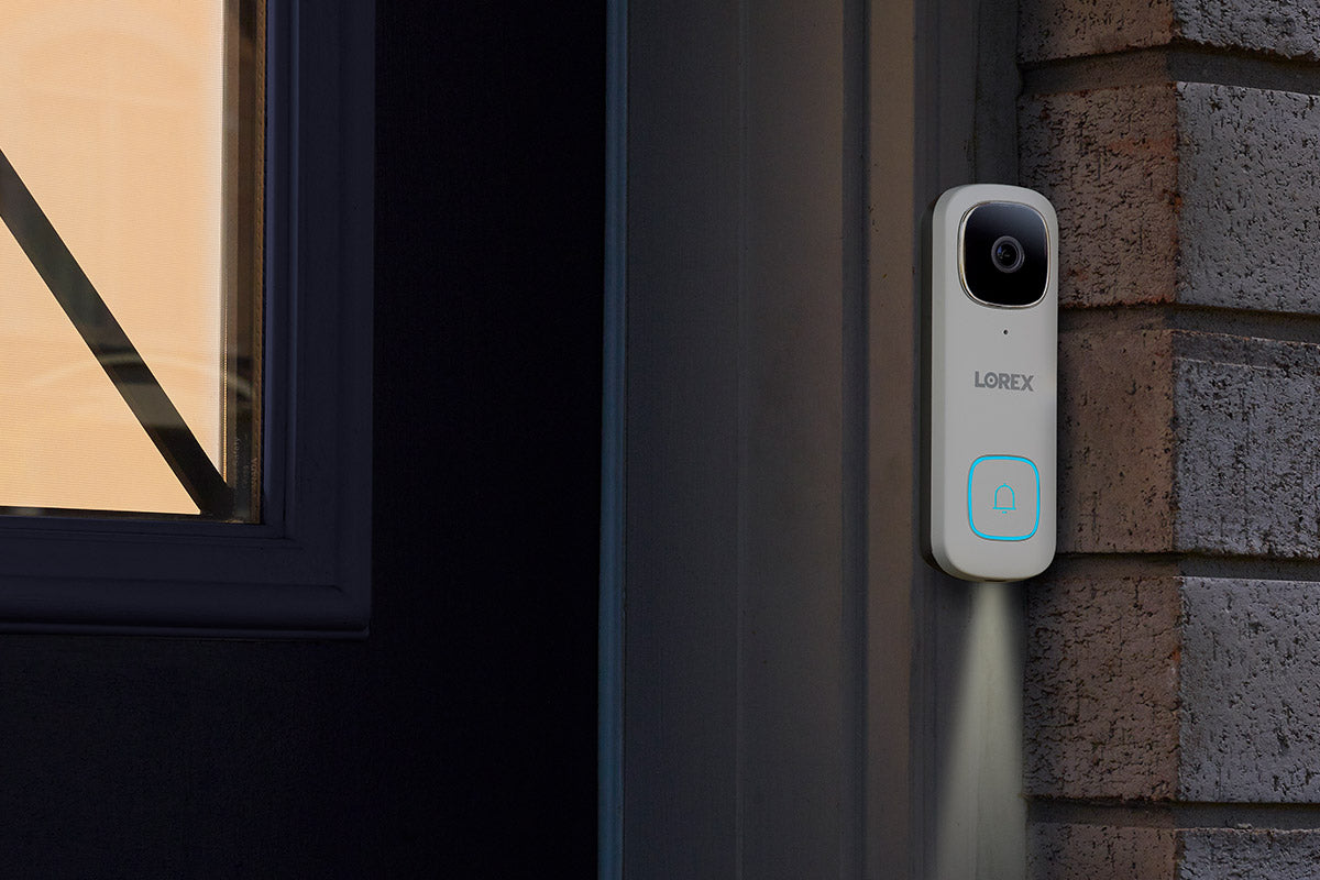 Lorex 2K Wi-Fi Video Doorbell (Wired, 32GB, Cloud-Enabled)