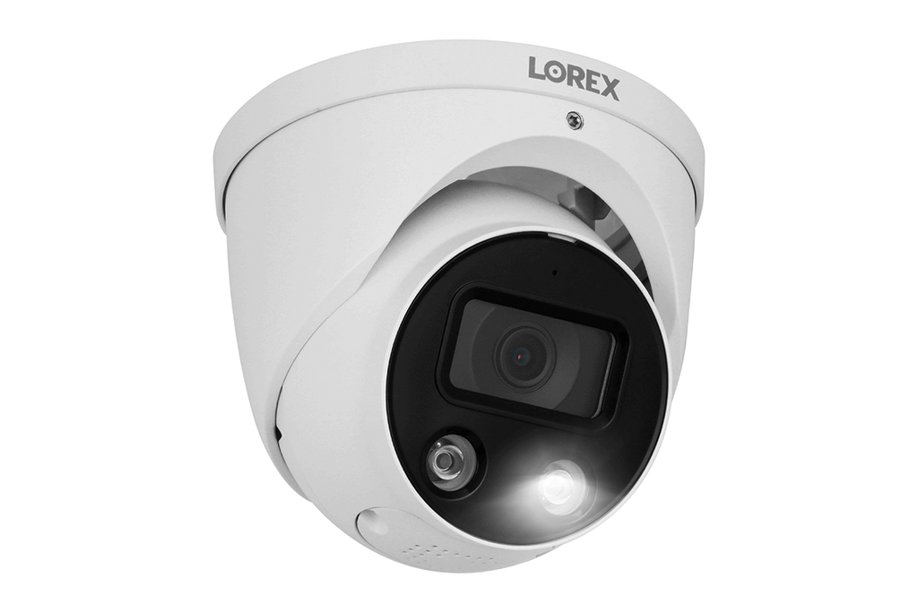 Lorex Halo Series H13 4K IP Wired Dome Security Camera with Smart Deterrence and Smart Motion Detection