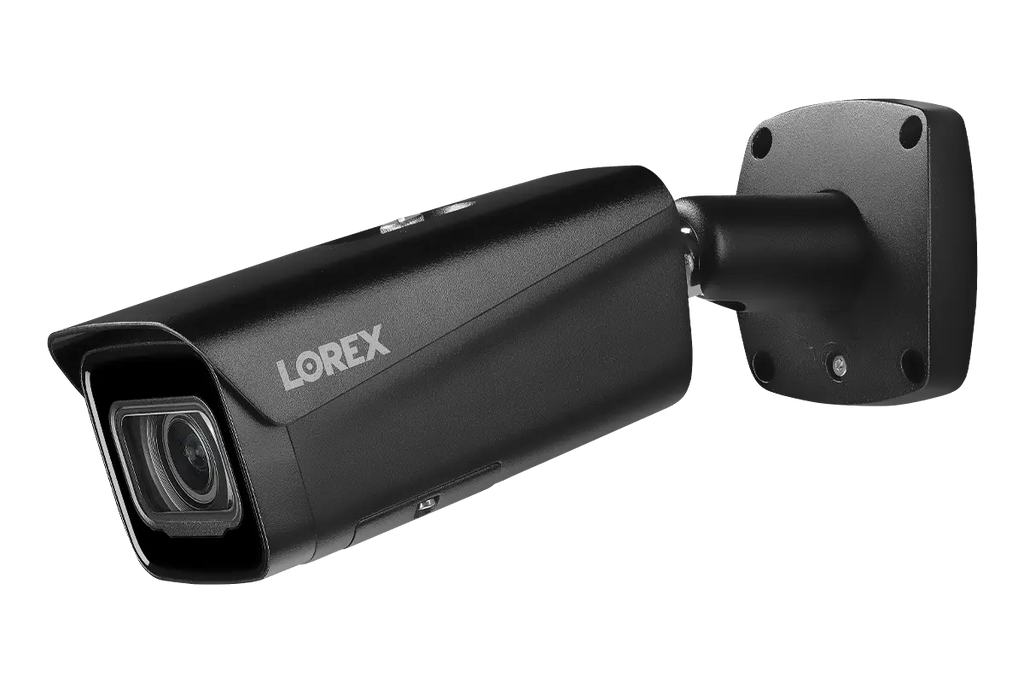 Lorex Nocturnal Series N4 4K IP Wired Bullet Security Camera with Motorized Varifocal Lens, Real-Time 30FPS Recording and IK10 Vandal Proof