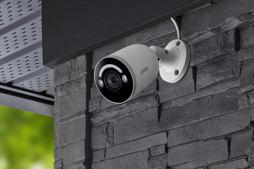 Lorex H Series H14 4K IP Wired Bullet Security Camera with Smart Security Lighting and Smart Motion Detection