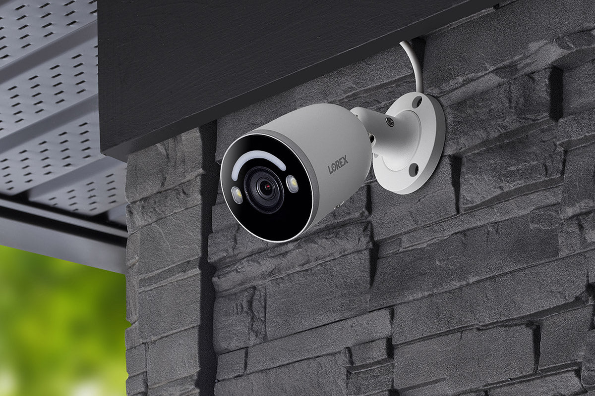 Lorex H Series H14 4K IP Wired Bullet Security Camera with Smart Security Lighting and Smart Motion Detection