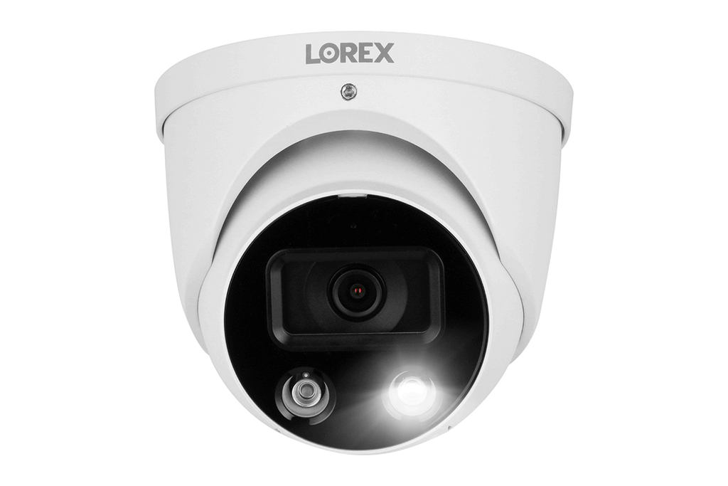 Lorex Halo Series H13 4K IP Wired Dome Security Camera with Smart Deterrence and Smart Motion Detection