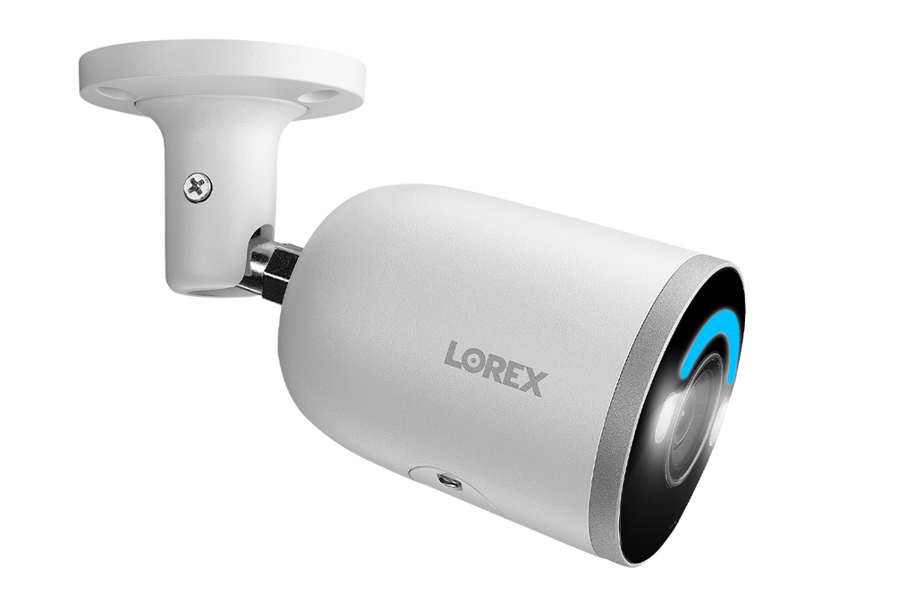 Lorex H Series H14 4K IP Wired Bullet Security Camera with Smart Security Lighting and Smart Motion Detection