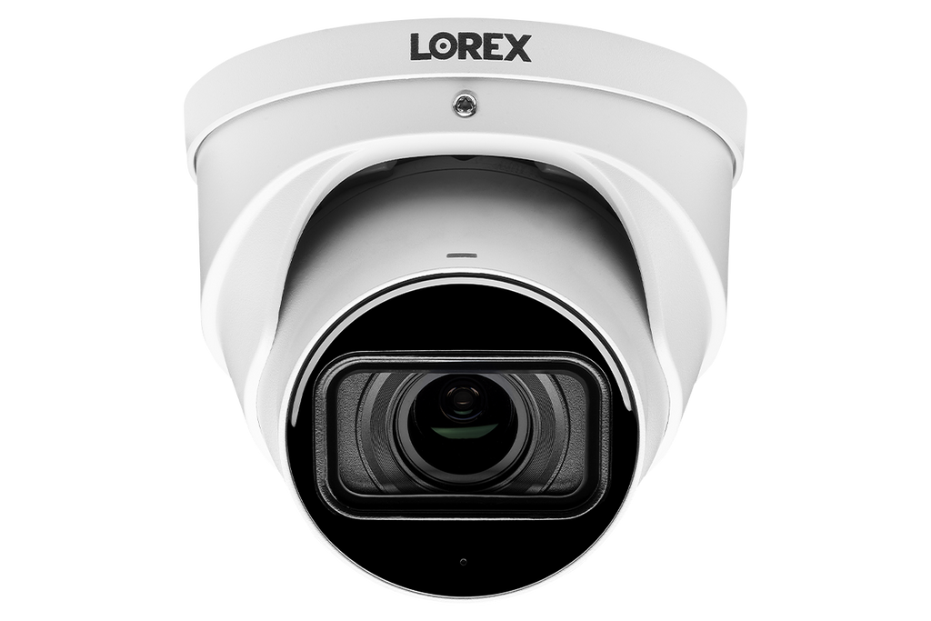Lorex Nocturnal Series N4 - 4K IP Wired Dome Security Camera with Motorized Varifocal Lens, Real-Time 30FPS Recording and IK10 Vandal Proof
