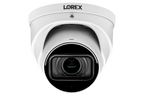 Lorex Nocturnal Series N4 - 4K IP Wired Dome Security Camera with Motorized Varifocal Lens, Real-Time 30FPS Recording and IK10 Vandal Proof