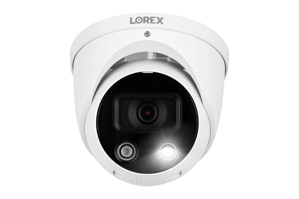 Lorex Halo Series H13 4K IP Wired Dome Security Camera with Smart Deterrence and Smart Motion Detection