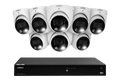 Lorex Fusion Series 4K 16 Camera Capable (Wired or Fusion Wi-Fi) 4TB Wired NVR System with H13 IP Dome Cameras