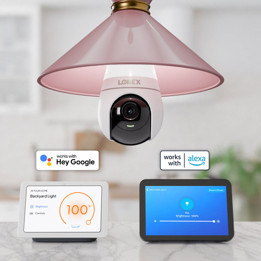 Lorex 2K Wi-Fi Smart Lightbulb Camera (Cloud-Enabled)